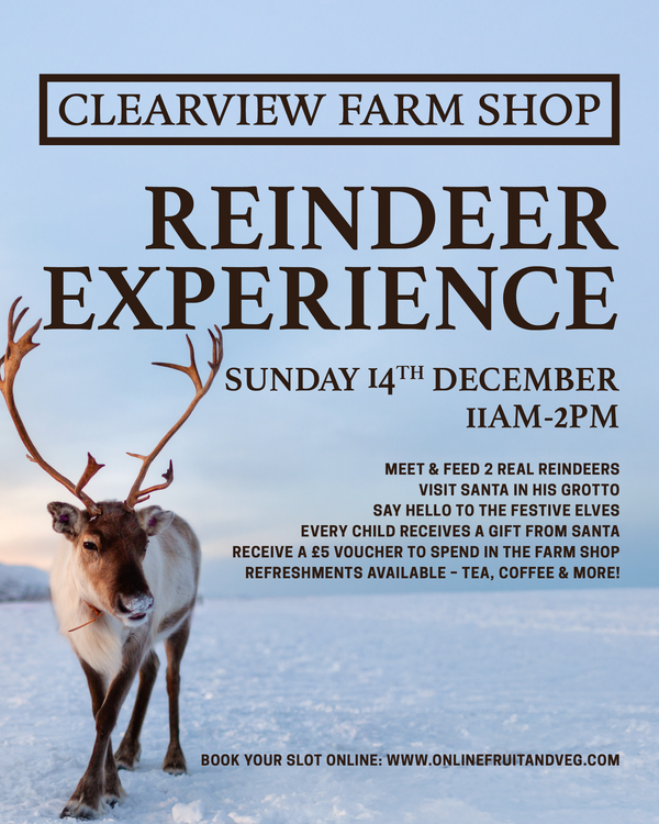 Reindeer Experience - Clearview Farm Shop